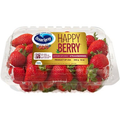 Ocean Spray Happy Berry Hydroponic Strawberries - 12oz