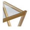 Mark & Day Lermoos 26"H x 15"W x 15"D Modern Gold End Table - 4 of 4