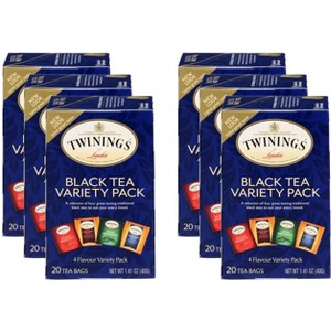 Twinings Black Tea Variety Pack - Case Of 6 - 20 Bags - 1 of 3
