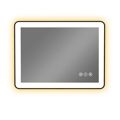 Black Framed Led Bathroom Mirror