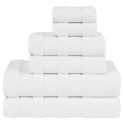  American Soft Linen 6 Piece Towel Set and 21X32 Fluffy Foamed  Bath Rug Bundle : Home & Kitchen