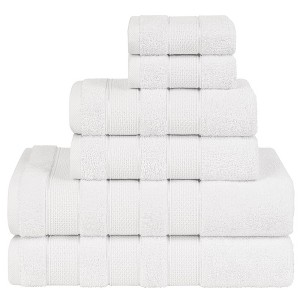 American Soft Linen Premium Salem Collection 100% Cotton Turkish Bathroom Towels, Fluffy Bath Towels for Bathroom - 1 of 4