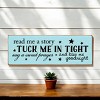 Slickblue Sweet Goodnight Quote Sign, 3.5x10 Rustic Knotty Pine Wood Plaque, Wall or Shelf Decor - 3 of 3