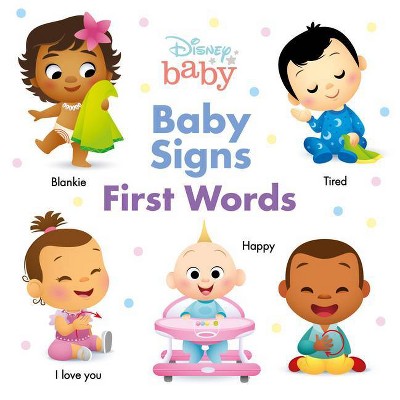 Baby Signs - (Disney Baby)by Disney Books (Board Book)