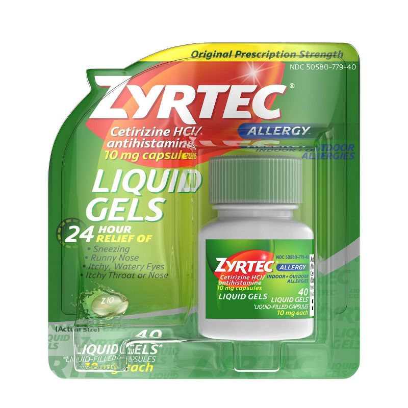 Zyrtec 24 Hour Allergy Relief Capsules - Cetirizine HCl, 3 of 11