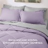 Bedsure Comforter Set – Bed in a Bag with Contrast Color Solid Design, Soft All-Season Bedding Set - 4 of 4
