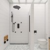 ALFI Matte Black Stainless Steel 16 Inches Round Ultra-Thin Rain Shower Head - 4 of 4