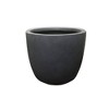 Rosemead Home & Garden, Inc. 17" Concrete/Fiberglass Modern Indoor/Outdoor Planter Charcoal Gray - 2 of 4