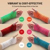 MEDca Self-Adhesive Tape, 12 Pack - 2” x 5-Yards, Elastic Bandage Rolls & Athletic Wrap for Sprains, Swelling, & Soreness, Neon - 3 of 4