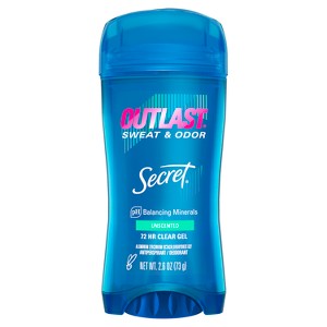 Secret Outlast Clear Gel Antiperspirant Deodorant for Women - Completely Clean - 2.6oz - 1 of 4
