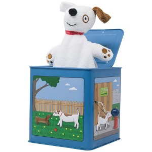 Jack The Dog Tin Jack in The Box,6.8 x 6.4 x 5.4 inches - 1 of 4