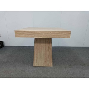 31.5" Small Dining Table for 4, Square Farmhouse Wooden Kitchen Dinner Table for Home Dining Room Apartments - 1 of 1