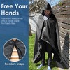 Catalonia Waterproof Outdoor Blanket for Cold Weather, Windproof Stadium Blankets for Sport Events, Wearable Weatherproof Blanket - 3 of 4