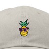 Dalix Pineapple Embroidered Cap Cotton Baseball Summer Cool Dad Hat Mens - 2 of 4