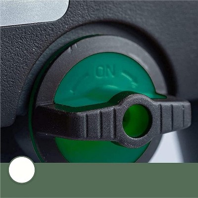 Heavy Duty 4-Way Garden Hose Connector with Rubber Coating