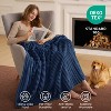 Joyfy Queen Size Blanket for Bed, Soft Warm Blue Fleece Blankets Gifts for Women Men Mom, Cozy Cute Soft Throw 90x90 Inches - 4 of 4