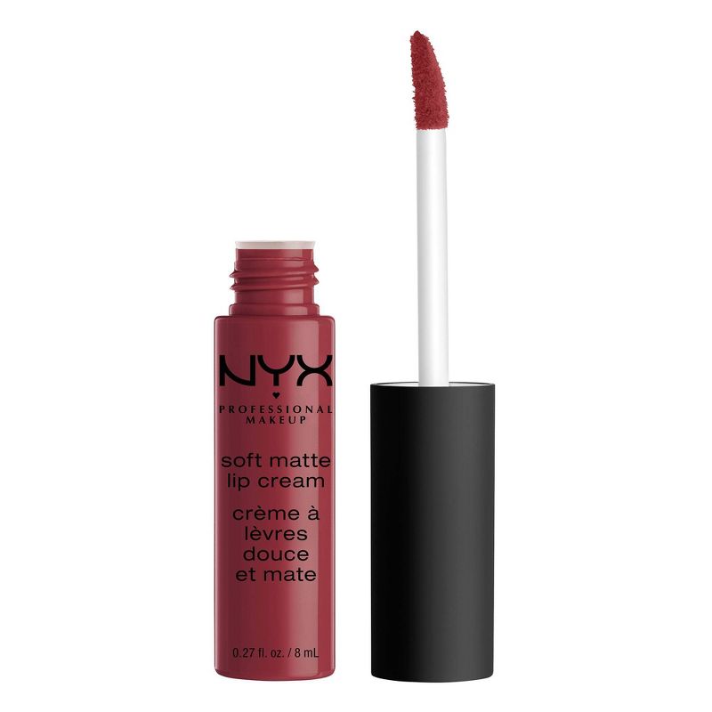 NYX Professional Makeup Soft Matte Lip Cream Lightweight Liquid Lipstick - 0.27 fl oz, 1 of 8