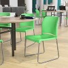 Flash Furniture HERCULES Series 880 lb. Capacity Full Back Contoured Stack Chair with Powder Coated Sled Base - 2 of 4