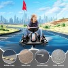 Gaomon Electric Kids Drift Kart, 24V 2 Speed Modes, 360 Degree Easy Spinning Drifts, Flashing Lights, Flags, Music, Drift Cart - 2 of 4