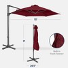 Best Choice Products 10ft 360° Rotating Cantilever Offset Hanging Patio Umbrella - 2 of 4