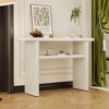 PAGED Rustic Console Table with Rounded Edges and Sturdy Shelf Design,48 inch Entryway Table for Living Room,Hallway - 2 of 4