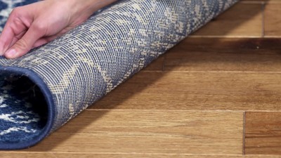 Ivory & Fuchsia Hand-Knotted Synthetic Rectangle Area Rug