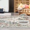 Acekool Vintage Oriental Machine Washable Area Rug, Soft Low Pile Non-Slip Accent Carpet, Stain Resistant for Living Room, Hallway, Laundry - 4 of 4