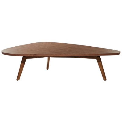 Contemporary Walnut Veneer Coffee Table Brown - Venus Williams Collection