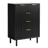 5 Drawer Dresser for Bedroom, Modern Wood Chest of Drawers, Closet Dresser Organizer with Anti-Tipping Device for Hallway Entryway - 3 of 4