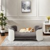 FURNIinspire Pet Beds Dog Bed Dog Couch, Indoor Pet Sofa Pet Furniture Elevated Cat Beds With Removable Mattress Cover, Gray, 33.46"*20.07"*10.23" - 4 of 4