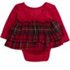RuffleButts Baby Girls Velour & Tulle Long Sleeve Twirl Romper - 2 of 2