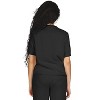 Memoi Women's Soft Touch Cozy Knit Casual Short Sleeve Top Black 1X-2X - 3 of 4