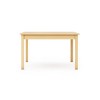 Guidecraft EdQ Toddler Table - Natural: Rectangle Wooden Activity Table for Kids, 30"x48" | Toddler Desk for Playroom, Preschool & Daycare - 3 of 4