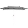 Sonkuki 11x7Ft Double-Sided Patio Umbrella with Large Canopy Outdoor Table Umbrella for Garden, deck and pool - 2 of 4