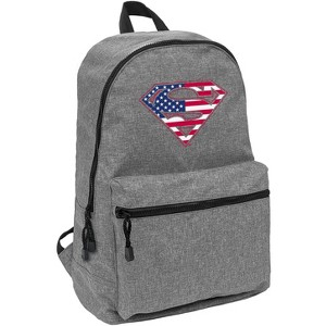 Superman Usa American Flag Shield Logo Lightweight Backpack - 1 of 4