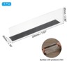 Unique Bargains Acrylic Magnetic Smooth L-Shaped Bedroom Kitchen Office Shelf Dividers 4 Pcs - 2 of 4