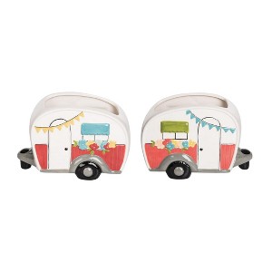 Transpac Ceramic Camper Planter Set of 2 Home Decorations Spring - 1 of 1
