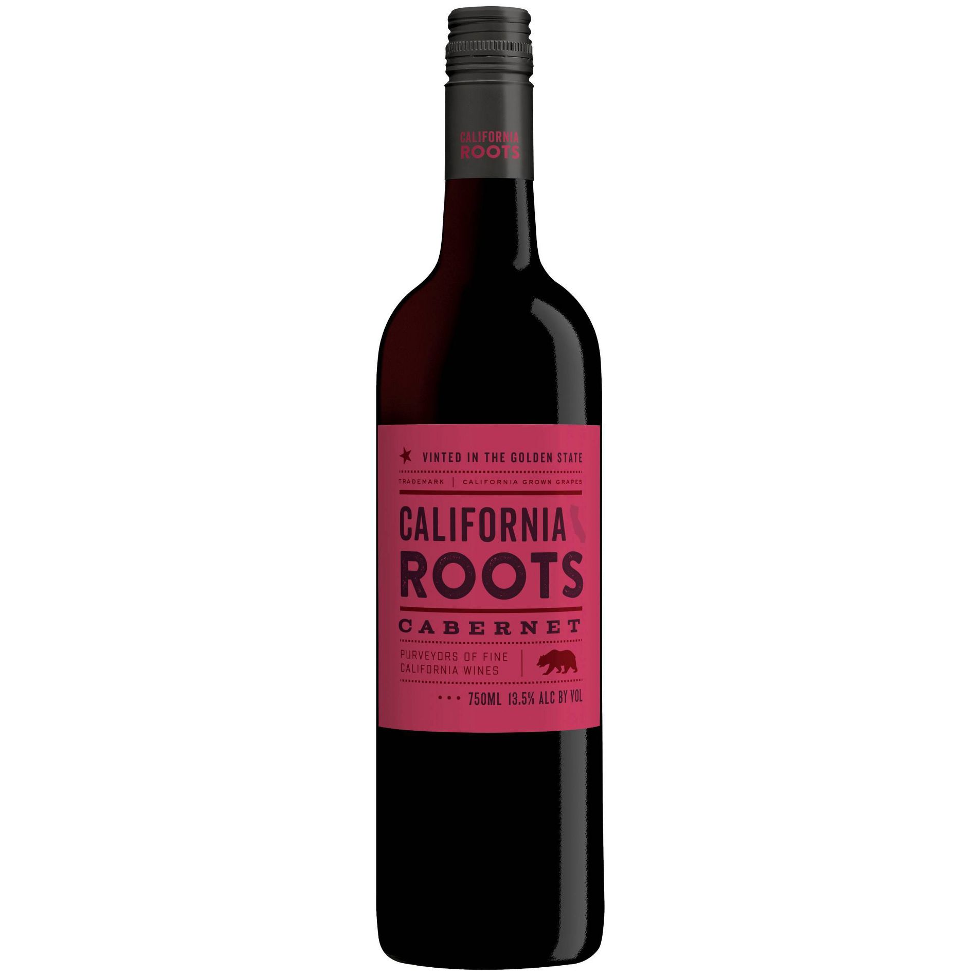Cabernet Sauvignon Red Wine - 750ml Bottle - California Roots™