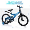 SUGIFT 16"/18" Kids Bike with Adjustable Seat, Dual Brakes, Suspension, Training Wheels and All-Terrain Tires for Ages 4–9 - 3 of 4