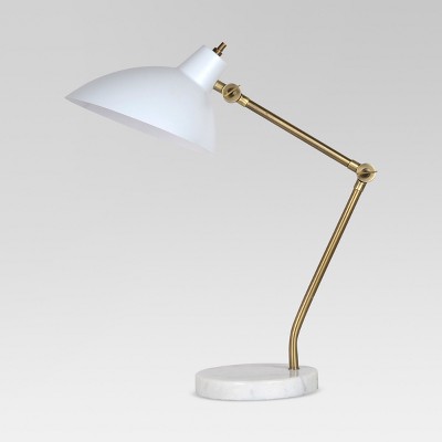 cream desk lamp