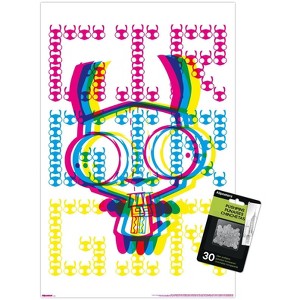 Trends International Invader Zim - Gir Unframed Wall Poster Prints - 1 of 4