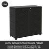 Decksplore Outdoor Storage Shed Weather Resistance, Horizontal Outdoor Storage Box Cabinet for Garden, Patios, Backyards - 4 of 4