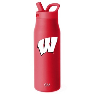 NCAA Wisconsin Badgers Simple Modern Mesa Stainless Water Bottle - 34oz - 1 of 3