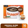 Dunkin' Original Blend Medium Roast Coffee - Keurig K-Cup Pods - 10ct - 3 of 4