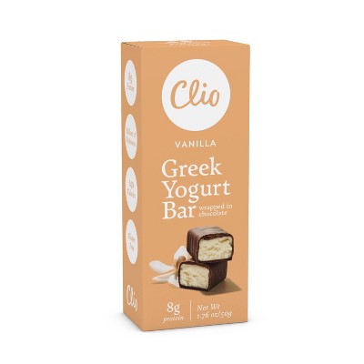 Clio Snacks Vanilla Greek Yogurt Bar - 1.76oz