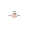 Unique Bargains Small Bead Spacers Rondelle Spacer Beads for Jewelry Making Bracelets 100 Pcs - 2 of 4