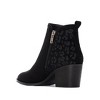 Women's Suede Heeled Ankle Booties 144647 - 3 of 4