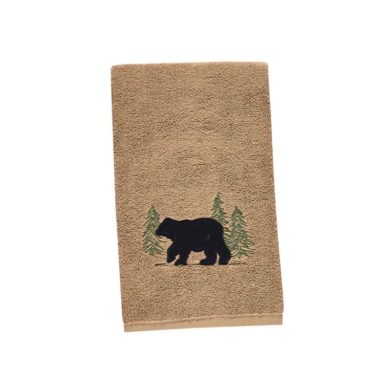Park Designs Black Bear Terry Hand Towel - Set of 2, 1 of 5