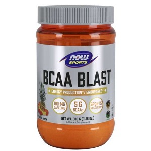 BCAA Blast Tropical Flavor by Now Foods  -  600 g Powder - 1 of 1