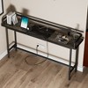 VECELO Narrow Console Table with Charging Station & Power Outlet - 4 of 4